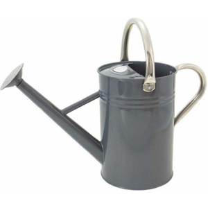 Arrosoir en métal galvanisé de haute qualité, durable, style vintage rustique, en acier, avec long bec verseur et poignée ergonomique - Product Image 5