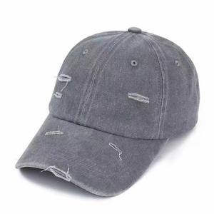 Casquette de baseball souple effet vieilli en coton lavé, couleur unie, respirante et réglable, protection solaire - Product Image 4