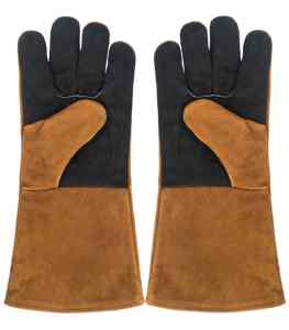 Guantes de Cuero Vacuno Personalizados con Forro de Algodón, Resistentes al Calor y Antideslizantes, Diseño OEM de la Mejor Calidad - Product Image 2