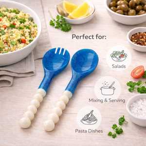 Eco-Friendly Resin Bone Salad Server Salad <b>Tools</b> Dishwasher <b>Safe</b> Kitchen Accessories - Product Image 6