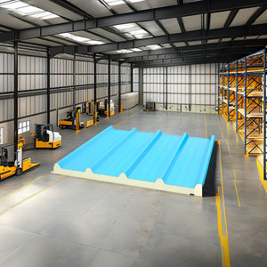 Panel de Techo de Acero Galvanizado PROCY Ultra PIR, Ignífugo, Ecológico, Ahorro de Energía, para Fábrica Industrial - Product Image 1