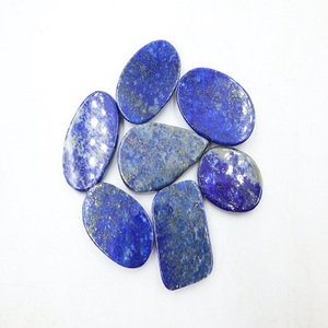 Lapis-lazuli bleu naturel, cabochon poli lisse en forme de poire, cristal en vrac pour la fabrication de bijoux, prix de gros - Product Image 5