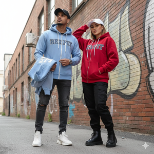 Sudadera con capucha unisex de alta calidad con cremallera, bordado de logotipo personalizado, estilo streetwear, hombros caídos, lavado ácido, MOQ bajo - Product Image 4