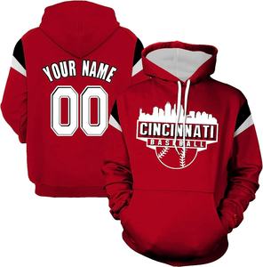 Sudadera con Capucha de Poliéster para Hombre, Estilo Urbano, con Logotipo Personalizado por Sublimación, Corte Holgado, Hombros Caídos, Venta al Por Mayor - Product Image 5