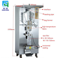 Machine de remplissage de sachets d'eau pure, vente directe usine, machine d'emballage électrique automatique pour boissons en petits sachets, machine de remplissage de sachets de 500 ml