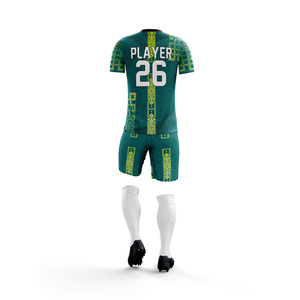 ชุดฟุตบอลชายไซส์ใหญ่พิเศษ ผ้าโพลีเอสเตอร์ 100% แขนสั้น ชุดกีฬา ชุดทีมสโมสร เสื้อเจอร์ซีย์พร้อมกางเกงขาสั้น - Product Image 2