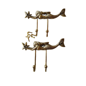 Porte-manteau mural double spirale en métal massif, décoratif de luxe, vintage et artistique, polyvalent pour entrée - Product Image 3