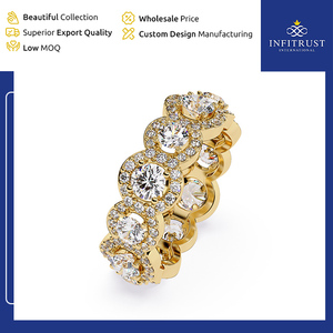 100% Assured Quality Excellent VVS Clarity Handcrafted 925 Sterling <b>Silver</b> <b>Solitaire</b> Diamond <b>Rings</b> at Competitive Price - Product Image 3