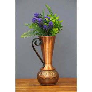 Vaisselle de restaurant, fournitures d'eau, carafe, flacon en métal, pichets, carafe en cuivre poli brillant avec couvercle, qualité standard à bas prix - Product Image 3