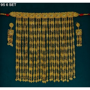 Collar Martasha Chapado en Oro, Nuevo Collar Khannaki Chapado en Oro de Moda Árabe, Elegante Collar Bohemio Chapado en Oro de Dubái - Product Image 4