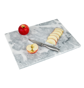 Tabla de cortar de mármol de la mejor calidad con diseño de hoja y asa con orificio, tabla de cortar de mármol. - Product Image 3
