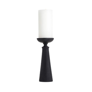 Support à bougies en gros, nouveau, pour la décoration intérieure, porte-bougie de haute qualité, finition noire, en aluminium coulé, personnalisé, fait main - Product Image 1