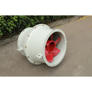 Ventilador Axial de Accionamiento Directo APL-5-3.5D de Alta Temperatura y Fácil Instalación para Presurización de Pasillos, Ventilador de Conducto de Acero al Carbono - Product Image 1