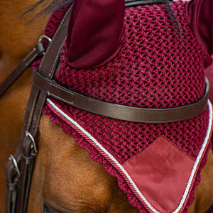 Couvre-oreilles pour chevaux de qualité export, légers, en maille, sur mesure - Product Image 3