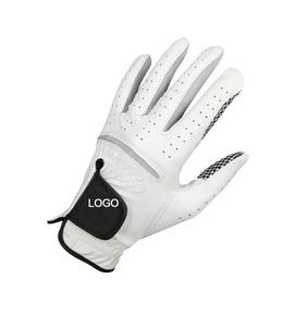 High Quality Custom Adult Sheepskin Left Hand <b>Golf</b> Gloves Durable Breathable Non-Slip Sports Outdoor Hand Grips OEM Service - Product Image 5
