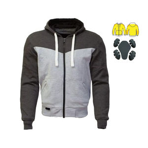 Sweat à capuche pour moto personnalisé, imperméable, coupe-vent, grande taille, rembourré, en polaire, avec protection CE, pour hommes, manches longues, pull-over - Product Image 1