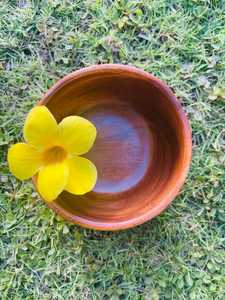 Tazón Redondo de Madera Hecho a Mano con Diseño Floral, Resistente al Calor y Apto para Microondas, para la Mesa de Comedor en Pascua - Product Image 3