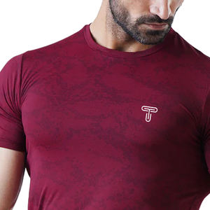 Men's T-shirts 100% Cotton Blank Custom logo Heavyweight T-shirts Drop Shoulder High Quality Crew Neck T-shirts for Men - Product Image 4