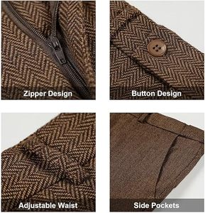 Traje de esmoquin ajustado personalizado para hombre con MOQ bajo, conjunto de 3 piezas (pantalón, chaqueta y chaleco) para bodas y novios, traje formal de negocios transpirable a precio económico. - Product Image 4