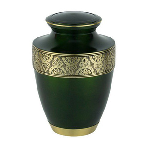 Urne funéraire décorative en laiton de style européen/américain, de grande capacité, avec couvercle à vis sécurisé, pour commémoration d'animaux de compagnie - Product Image 5