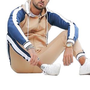 ชุดวอร์มผ้าฝ้าย100% ขนาดใหญ่พิเศษของผู้ชายชุดวอร์มโอเวอร์ไซส์ผลิตอย่างมีสไตล์ - Product Image 1