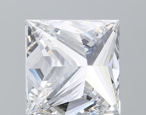 Diamant de laboratoire CVD taille princesse 2,33 carats F VVS2, certifié IGI, excellente qualité de polissage, symétrie, incolore, pierre non montée - Product Image 3