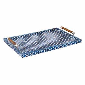 Bandeja Decorativa de Metal Esmaltado al por Mayor |   Bandeja Rectangular para Servir de Grado Alimenticio |   Bandeja Organizadora para Mesa de Centro con Diseño Personalizado - Product Image 2