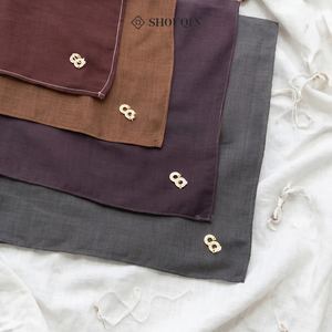SHOUQIN Voile carré Hijab uni léger pour femme, écharpe toutes saisons pour usage quotidien - Product Image 5