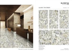 Carreaux de porcelaine contemporains avec surface brillante 60x120cm 600x1200mm 24x48 pour espaces intérieurs de luxe - Product Image 5