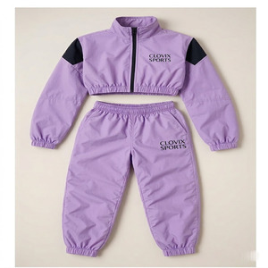 Custom Logo Nylon Windbreaker Tracksuit Set Women Waterproof <b>Lightweight</b> <b>Running</b> Sports <b>Jacket</b> Pants Training Set - Product Image 2