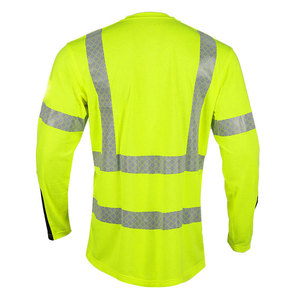 High Quality OEM Wholesale UL Certified Hi-Vis Modacrylic Safety Work Shirt with Reflective <b>Strips</b> Made In Pakistan - Product Image 4