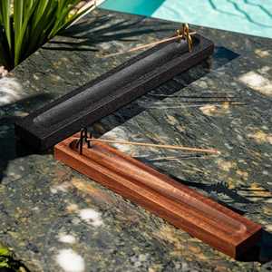 Porte-encens en bois écologique pour coin de méditation et pratique de yoga, utilisable toute l'année - Product Image 4