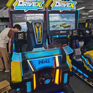 Máquina de Arcade Simuladora de Carreras Drive X Operada con Monedas, Pantalla HD, Conectable para Dos Jugadores, Consola de Videojuegos Electrónica de Conducción de Autos - Product Image 2