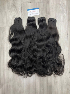 Extensiones de Cabello Humano Ondulado Natural 2026, Doble Trama, Cutícula Alineada, Suaves y Onduladas, Cabello Virgen para Tejer, En Stock, Envío Directo - Product Image 6