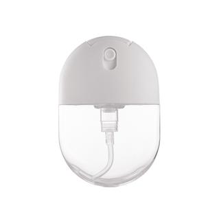 Bouteille de parfum de carte de crédit vide en PET blanc de forme ovale réutilisable de 30ml 50ml avec vaporisateur de brume fine pour les voyages d'affaires - Product Image 4