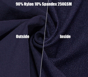 Chaqueta de Forro Polar para Hombre, Cuello Alto, Color Sólido, Cierre de Cremallera, Corte Regular, Estilo Casual para Otoño, Azul y Negro - Product Image 6