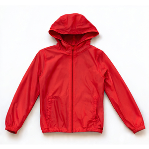 Sudadera con capucha impermeable al por mayor para mujer, ligera, cortavientos, con cremallera, OEM, para damas - Product Image 6