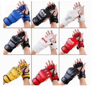 Gants de boxe professionnels en cuir mexicain avec lacets pour l'entraînement sportif Mma Ufc authentique et de haute qualité - Product Image 3
