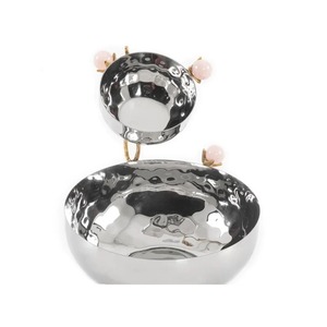 100% Commitment Of Superlative Quality Heavy Duty Metal Serving Bowl Large Capacity for Restaurant Catering Buffet Use - Product Image 3