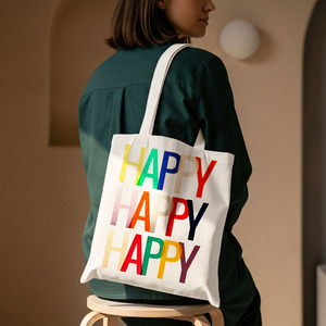 Wholesale Quantity Indian Supplier of Good Quality Recycled 100% Carded Cotton Printed Shopping <b>Bags</b> at Reasonable Price. - Product Image 1