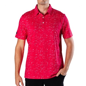 Custom logo Stiff <b>Collar</b> Golf Tee <b>Shirts</b> Funny Pattern Polyester Spandex Quick Dry Man Golf Polo <b>T</b>-<b>shirt</b> <b>Shirts</b> - Product Image 3