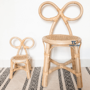 Silla de mimbre Vintage para niños, hecha a mano, única, de Vietnam, venta al por mayor - Product Image 4
