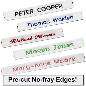 ป้ายทอคุณภาพสูง ป้ายเสื้อผ้า ป้ายโลโก้ ผ้าดามัสก์ ผ้าซาติน ป้ายเสื้อผ้า OEM ป้ายแบรนด์ ขายส่ง - Product Image 3