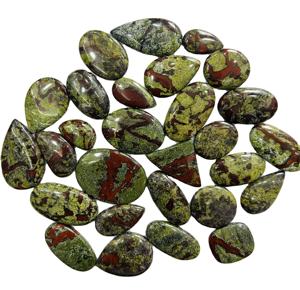 Venta al por mayor Dragon Bloodstone jaspe cabujón suelto tamaño personalizado piedra preciosa natural para la fabricación de joyas forma mixta mejor lote - Product Image 3