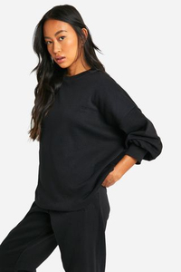 T-shirt oversize tendance pour femme, col rond, uni, 100% coton, haute qualité, OEM/ODM - Product Image 3