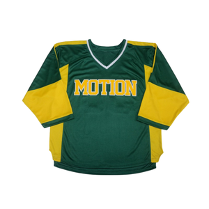 Maillot de hockey sur glace personnalisé en tissu mesh respirant avec logo brodé en twill et sublimation, uniforme d'équipe, vêtements de hockey, fabrication OEM - Product Image 4