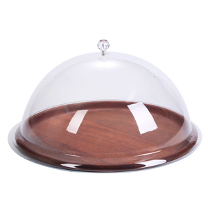 Couverture de dôme en acrylique transparent moderne, écologique, pour récipient de stockage alimentaire, pour plat, bol, assiette - Product Image 4