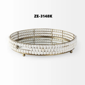 Juego de Bandejas Metálicas de Alta Gama para Regalos Corporativos con Acabado Cepillado, Aptas para Alimentos, Lavavajillas y Microondas, Fabricadas por Zahid Exports en India - Product Image 4