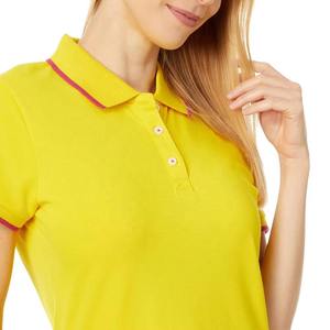 Polos de algodón de alta calidad de 180g, lisos, de manga corta, con estampado sólido, para mujer, para verano, para actividades al aire libre. - Product Image 6