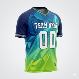 Custom Heat-Transfer Printed 100% Polyester Plus Size Crew Neck <b>Soccer</b> Jerseys High Quality Short Sleeve Quick Dry Winter Autumn - Product Image 1